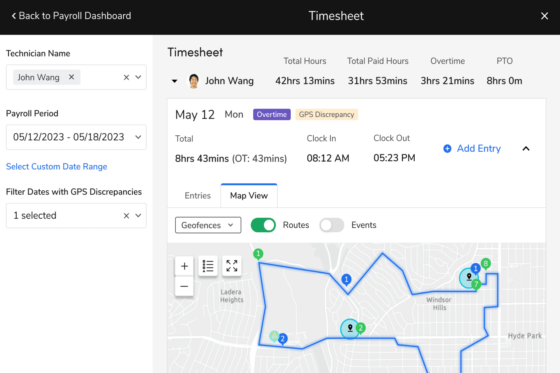 Fleet Pro Fleet PRO - Overview page